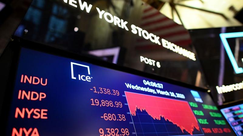 New York Stock Exchange on March 18, 2020