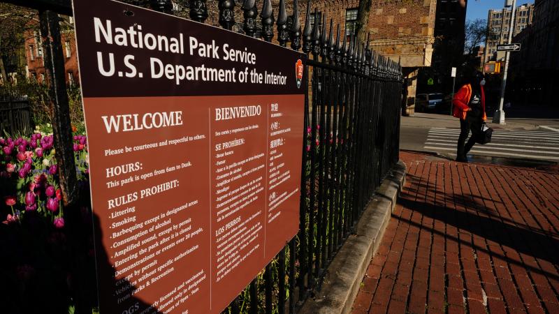 National Park Sign