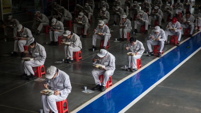 Wuhan auto factory