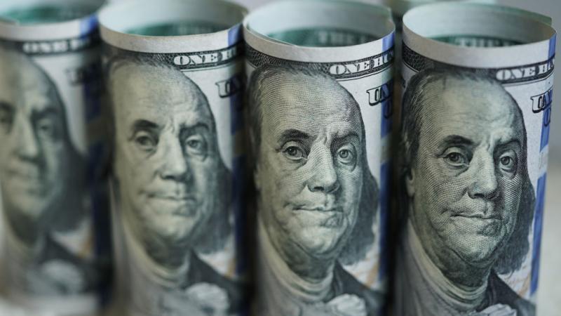 U.S. money in Washington DC on March 19, 2020