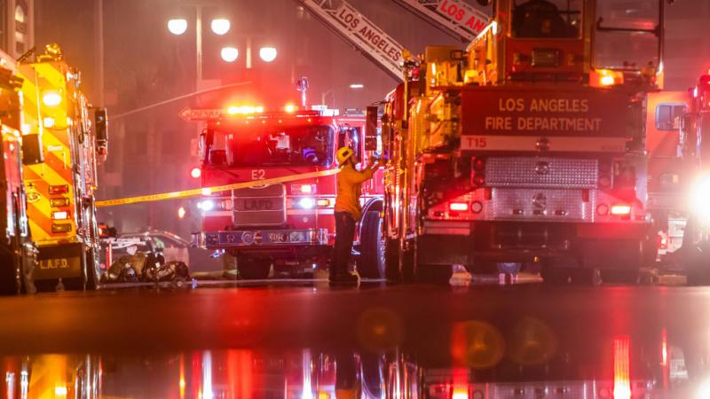 Firetrucks on May 16, 2020