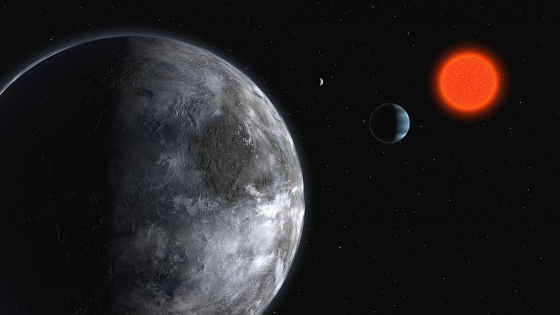 An extragalactic planet