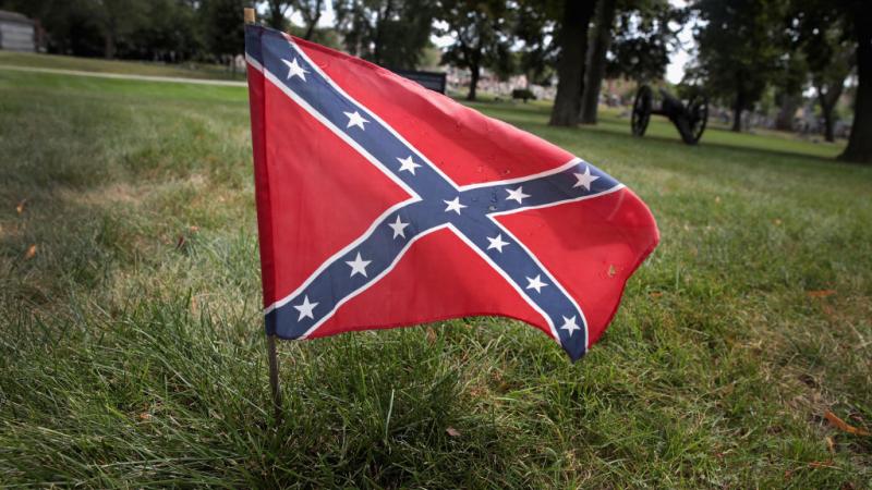 Confederate flag on August 23, 2017 in Chicago, Illinois