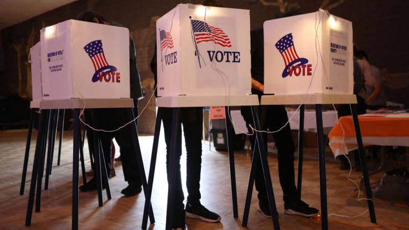 Voters at the polls
