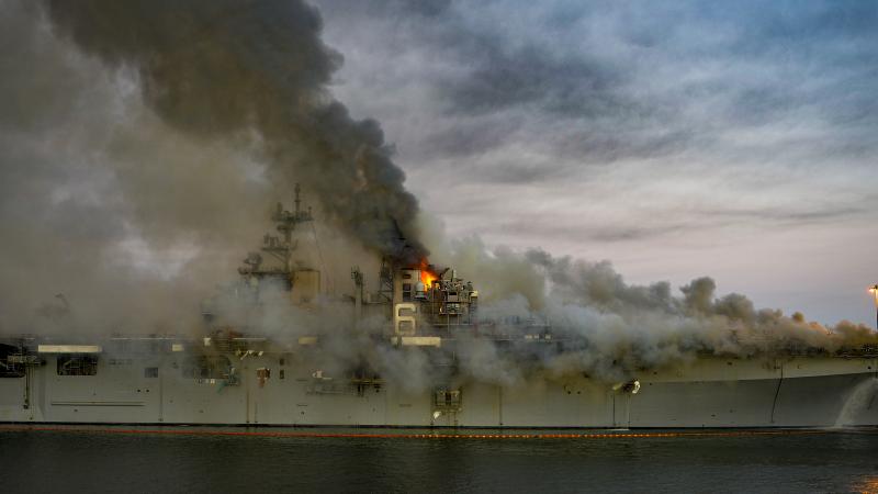 The USS Bonhomme Richard