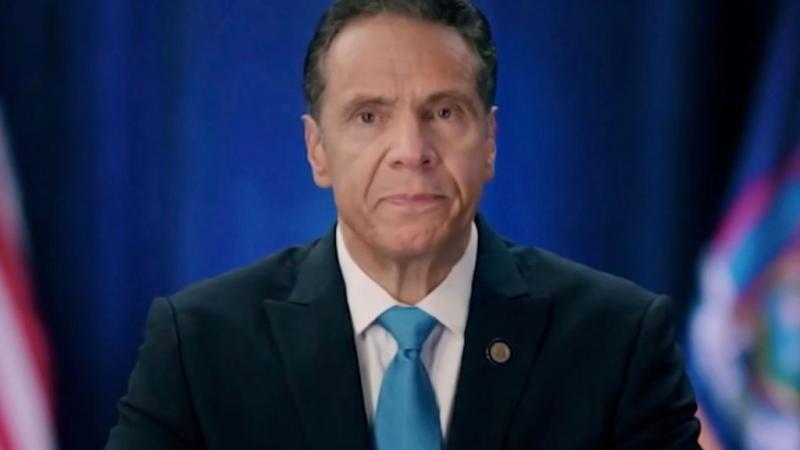 Cuomo during a livestream of the Democratic National Convention, Aug. 17