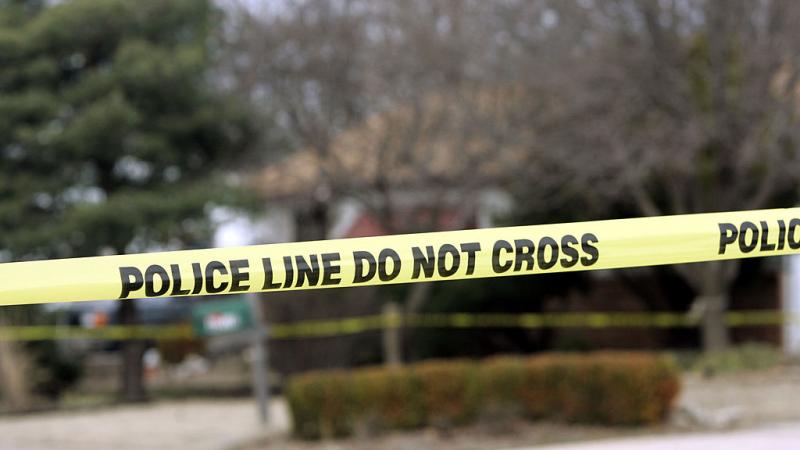 Police tape in Kansas in 2005