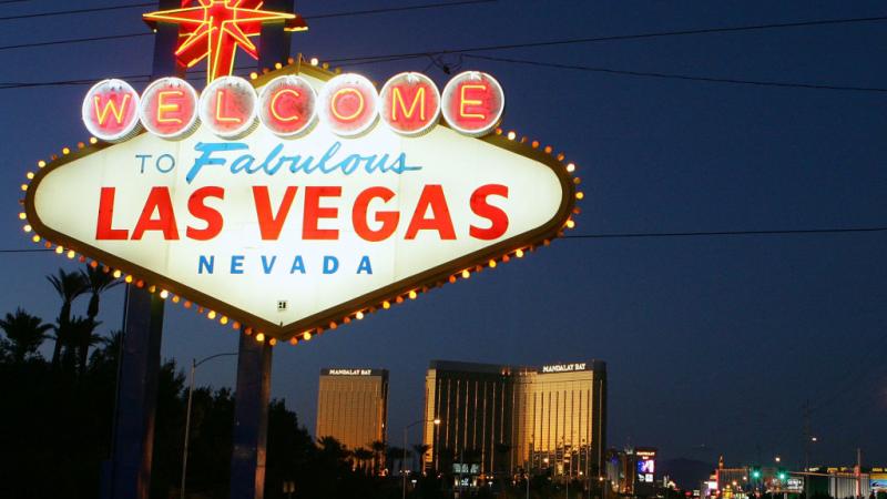 Las Vegas sign in 2005