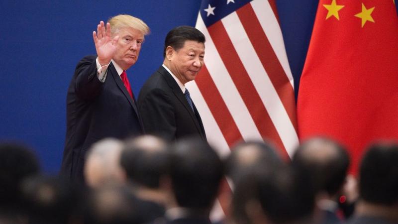 US President Donald Trump and Chinese President Xi Jinping in November 2017