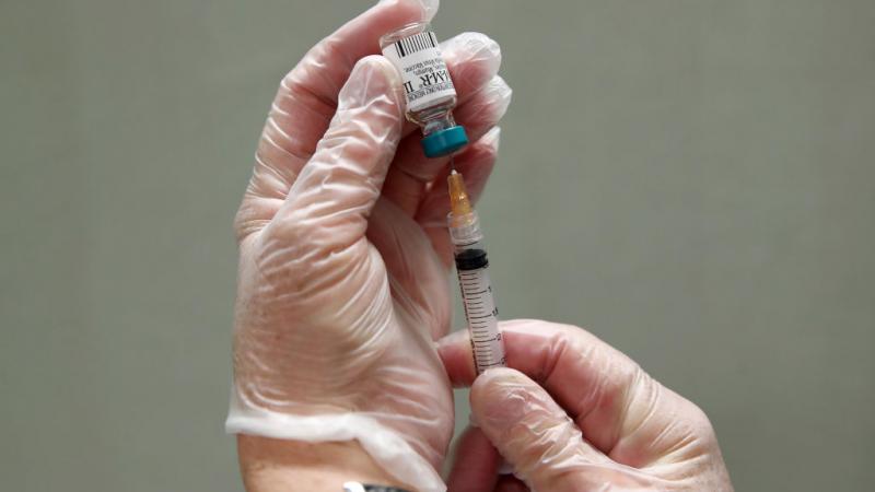 Vaccine being prepared