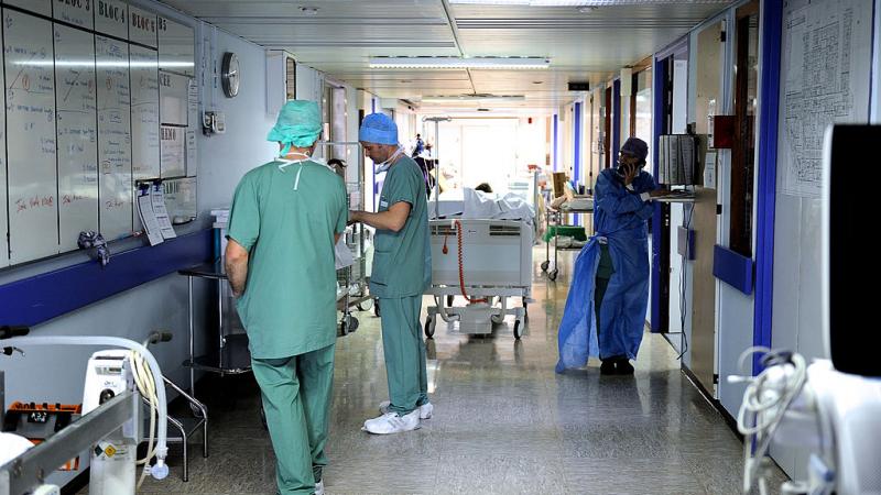 Hospital hallway 