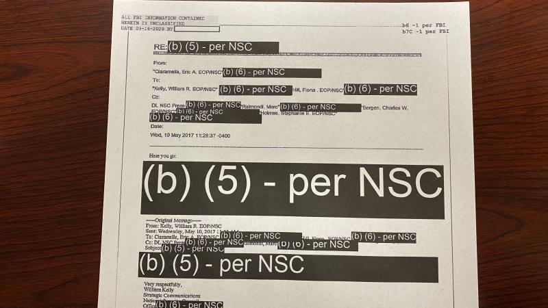 Redacted Memo