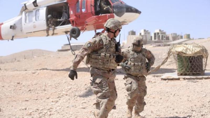 A helicopter in Sinai
