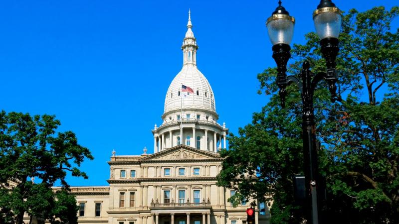 The Michigan state capitol, Lansing IL