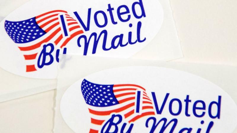 Stickers in North Carolina in September 2020