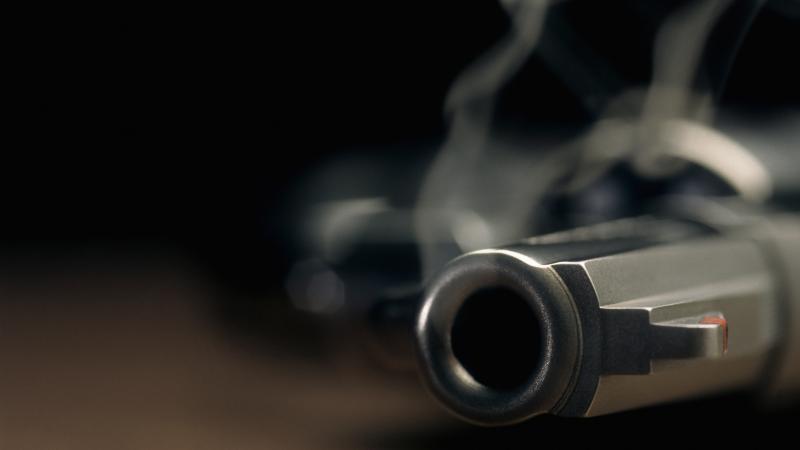 A gun