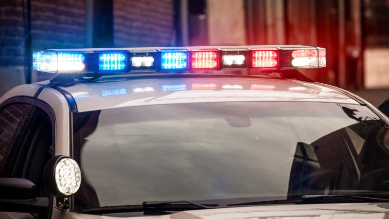 A police car