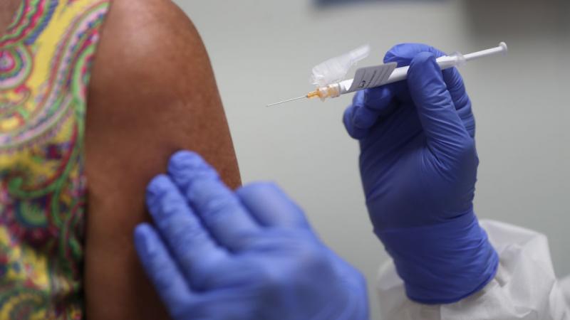 An injection of the COVID-19 vaccine