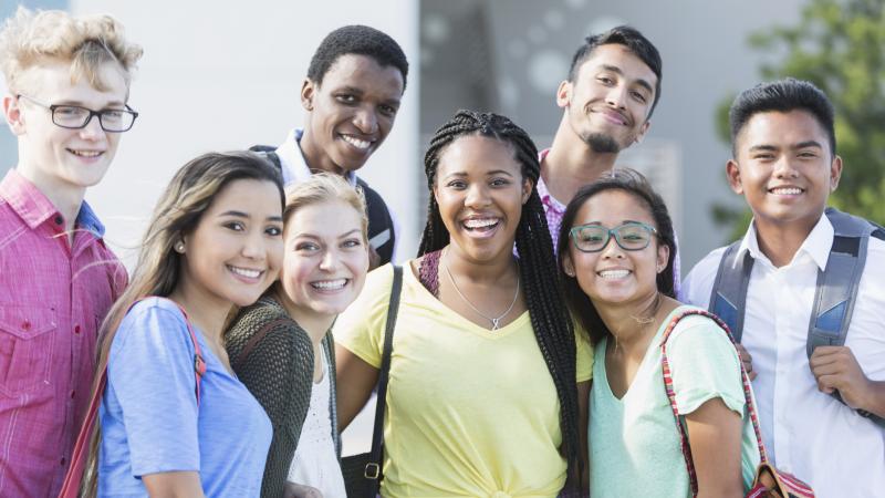 Students of different races