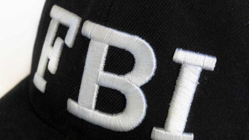 FBI logo on a hat