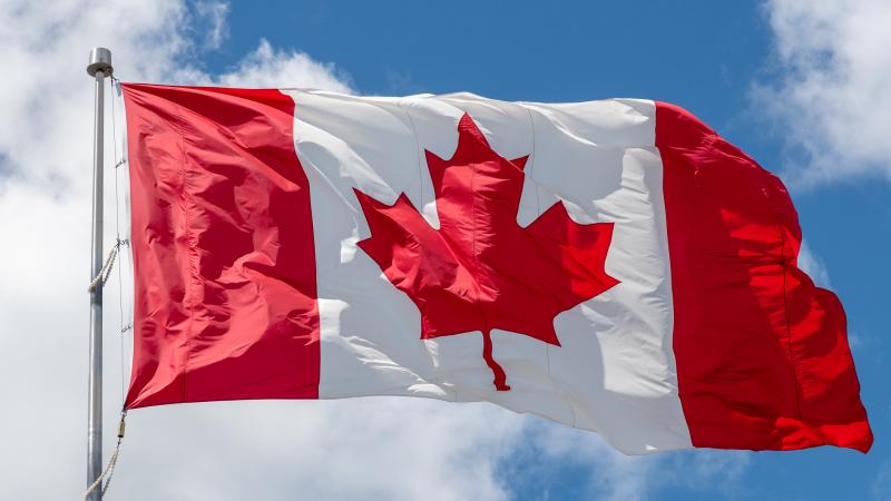 The Canadian flag