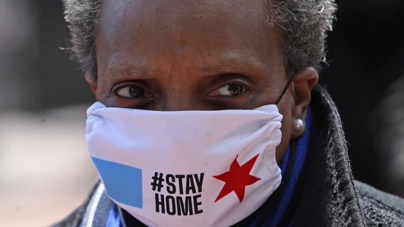 Chicago Mayor Lori Lightfoot in April 2020