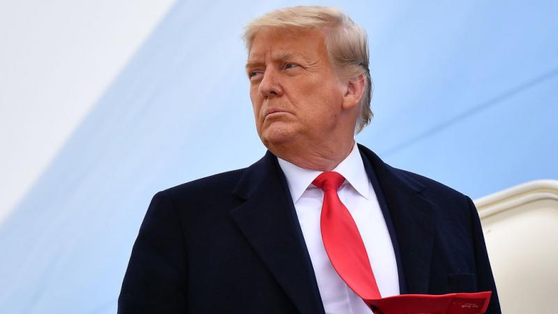 President Trump in January 2021