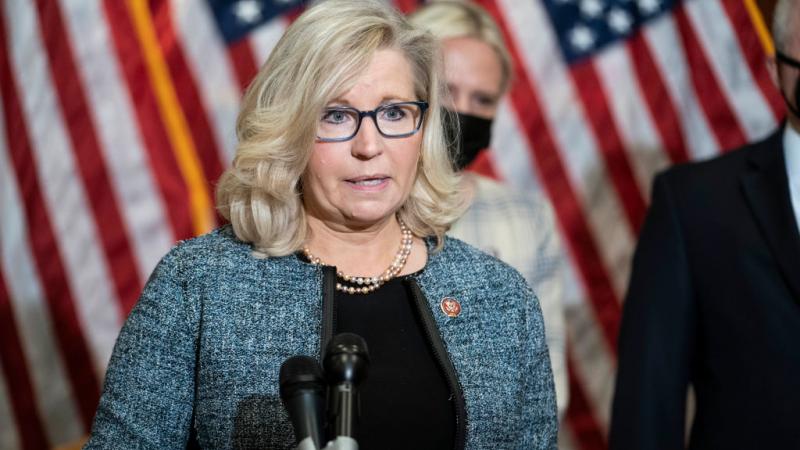 Rep. Liz Cheney in April 2021