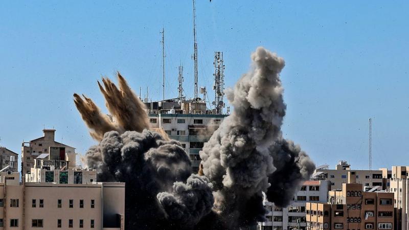 The destruction of Jala Tower, May 15