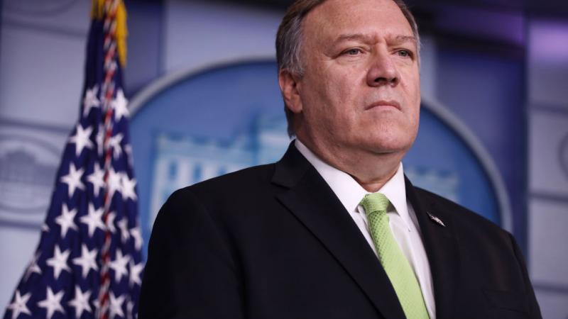 Then-Secretary of State Mike Pompeo in January 2020
