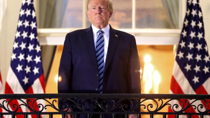 Then-President Trump in October 2020
