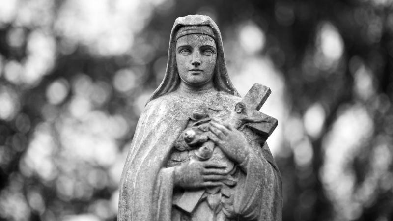 Nun headstone.
