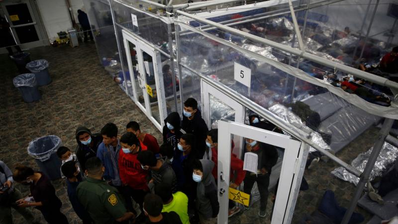 Texas migrant detention facility.