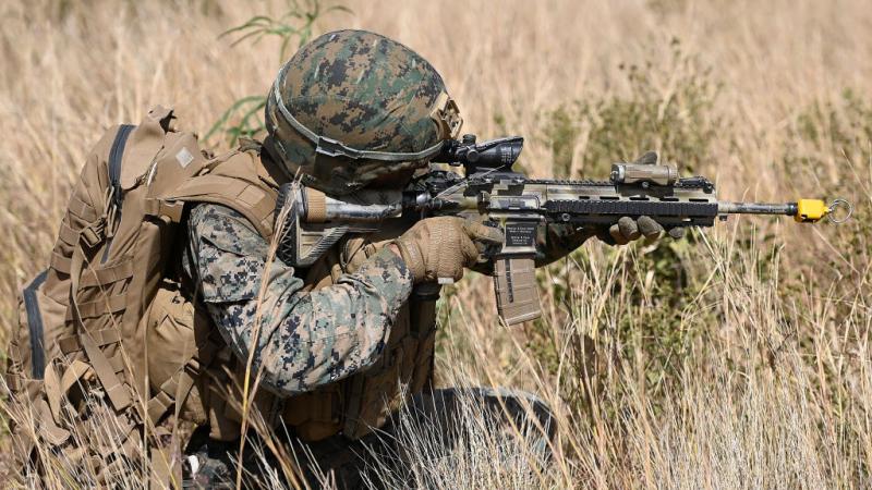 A U.S. Marine