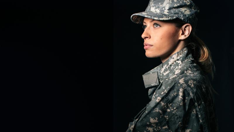 Woman soldier