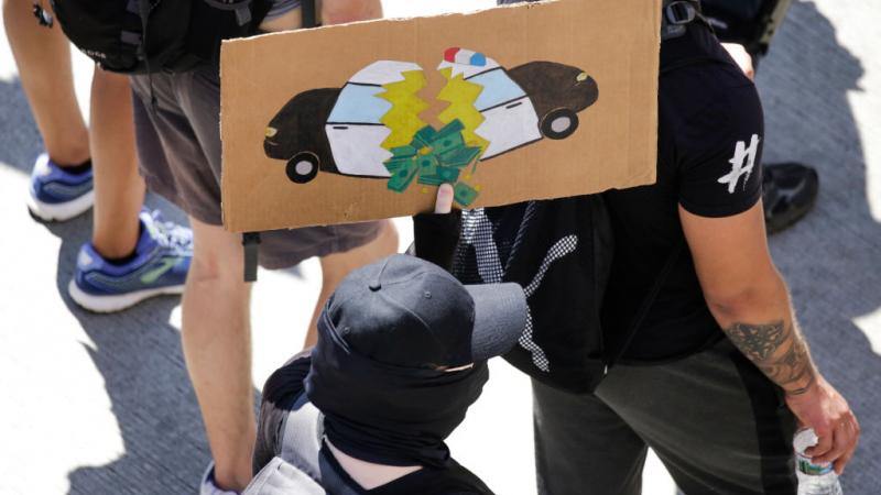 Defund police demo