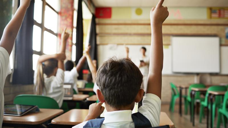 Kids in class