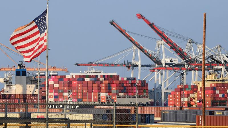 Cargo at the Port of Los Angeles 