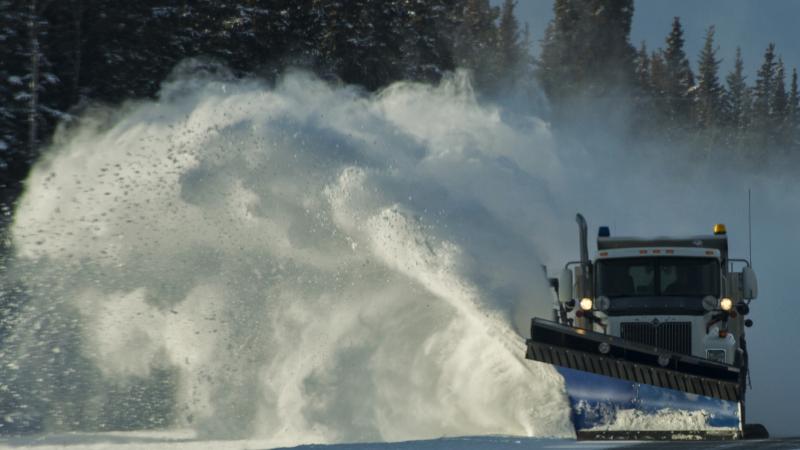 A snow plow