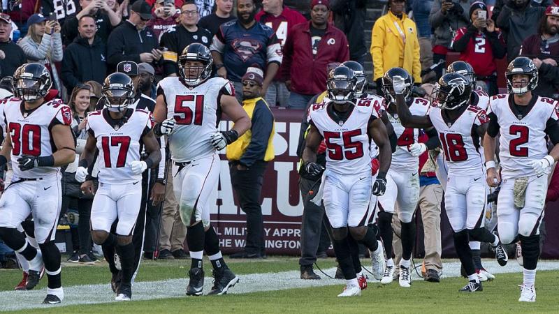 Atlanta Falcons, Landover, Maryland, Nov. 2018.
