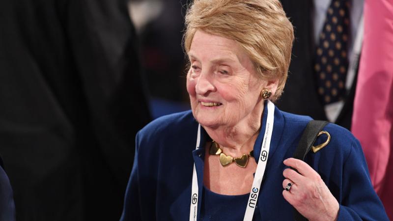 Madeleine Albright, former US Secretary of State