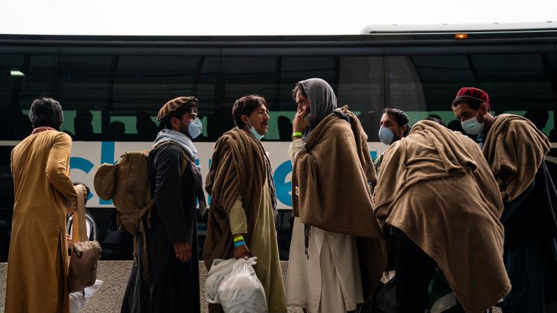 Afghan Refugees, Dulles International Airport, Va., Aug. 31, 2021
