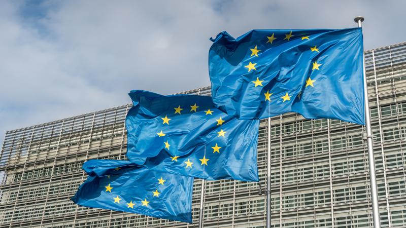 The flag of the European Union