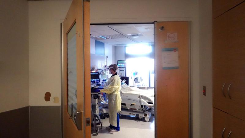 The ICU at Rush University Medical Center, Chicago, Jan. 2022