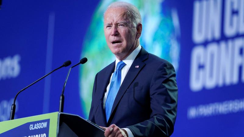Joe Biden, Glasgow, Scotland, Nov. 2, 2021