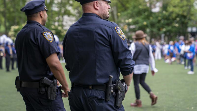NYPD officers, June 11, 2022, Brooklyn, NYC