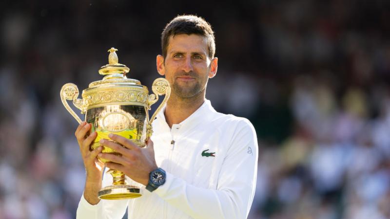 Tennis star Novak Djokovic