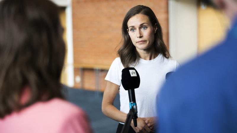 Sanna Marin, Kuopio, Finland, Aug. 18, 2022