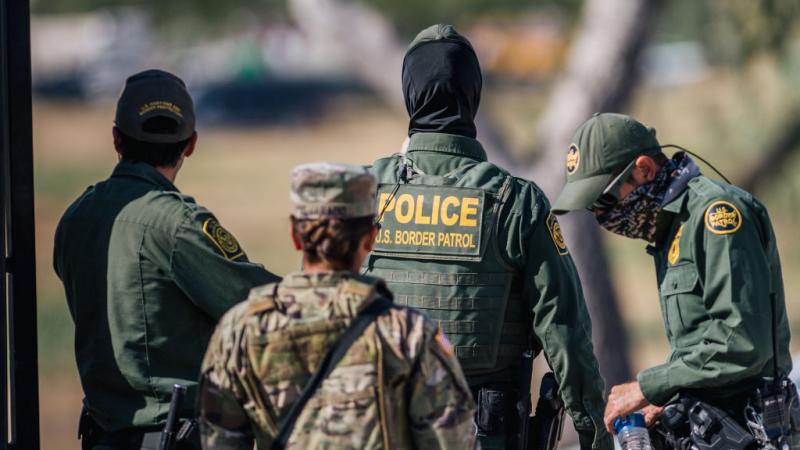 Border patrol agents in Del Rio, Tx., Sept. 2021