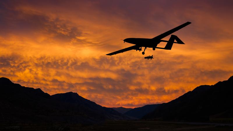 Drone strike